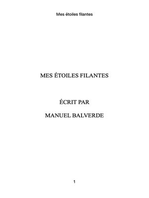 cover image of Mes étoiles filantes